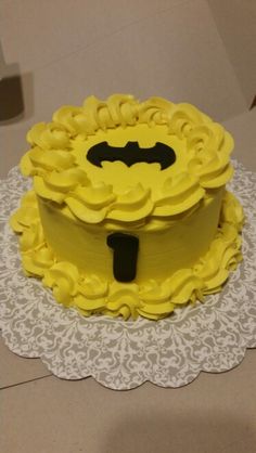 Batman Birthday Cake Smash