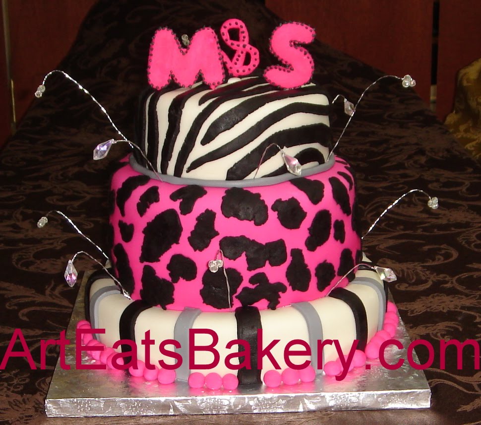 10 Photos of Leopard Cheetah Birthday Cakes For Teen Girls