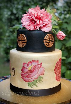 Chinese Inspired Wedding Cake