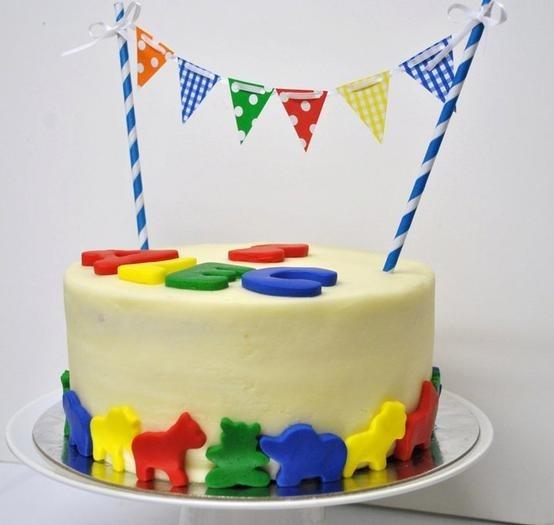 Circus Birthday Party Cake