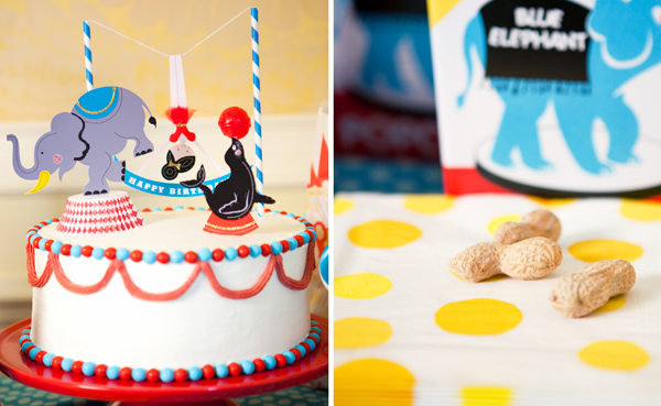 Circus Birthday Party Cake