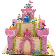 Disney Princess Castle Cake