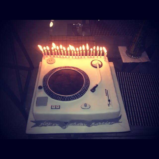 DJ Birthday Cake