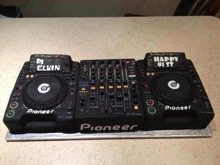 DJ Birthday Cake