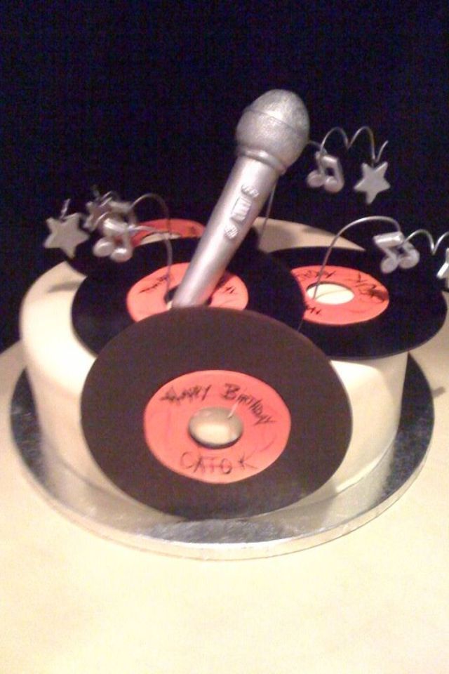 DJ Birthday Cake