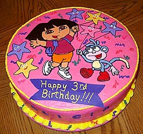 Dora Explorer Birthday Cake