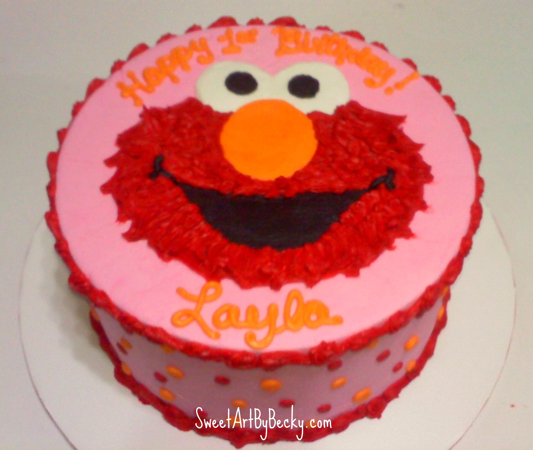 Elmo Birthday Cake