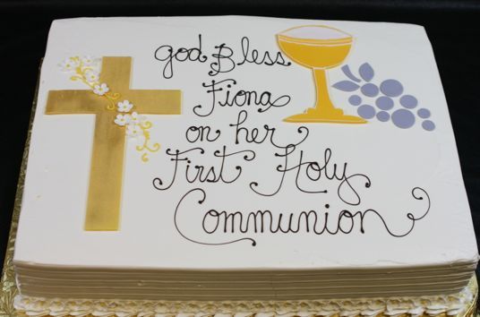 First Holy Communion Sheet Cake