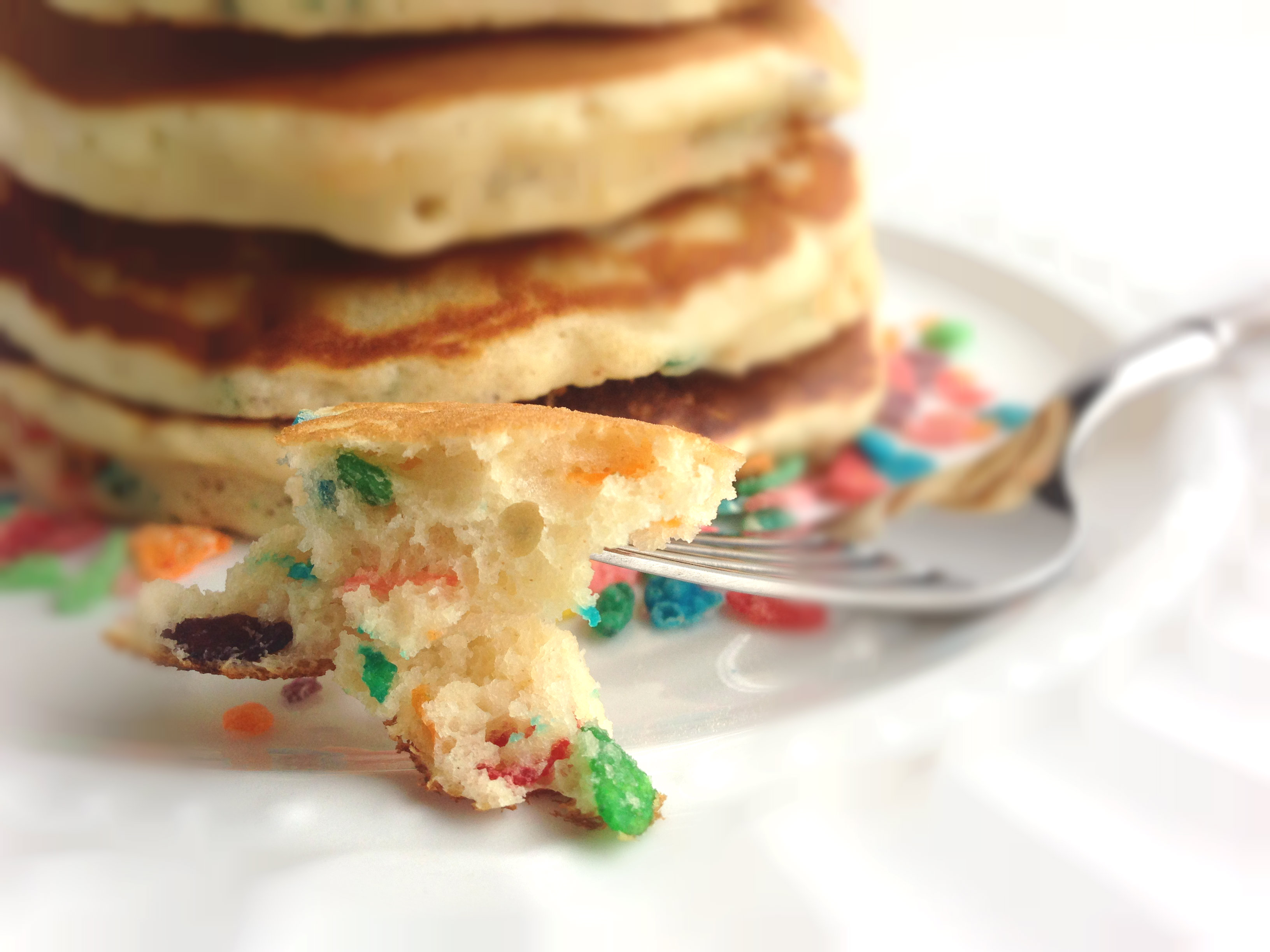 9 Photos of Fruity Pebbles Pancakes Peanut Butter