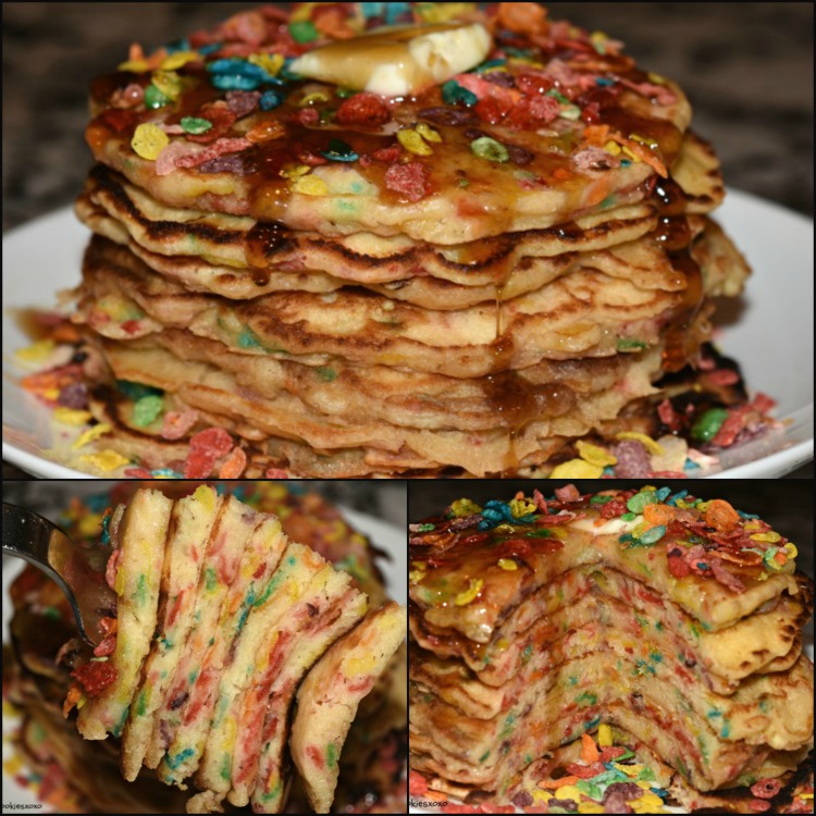 Fruity Pebble Pancake