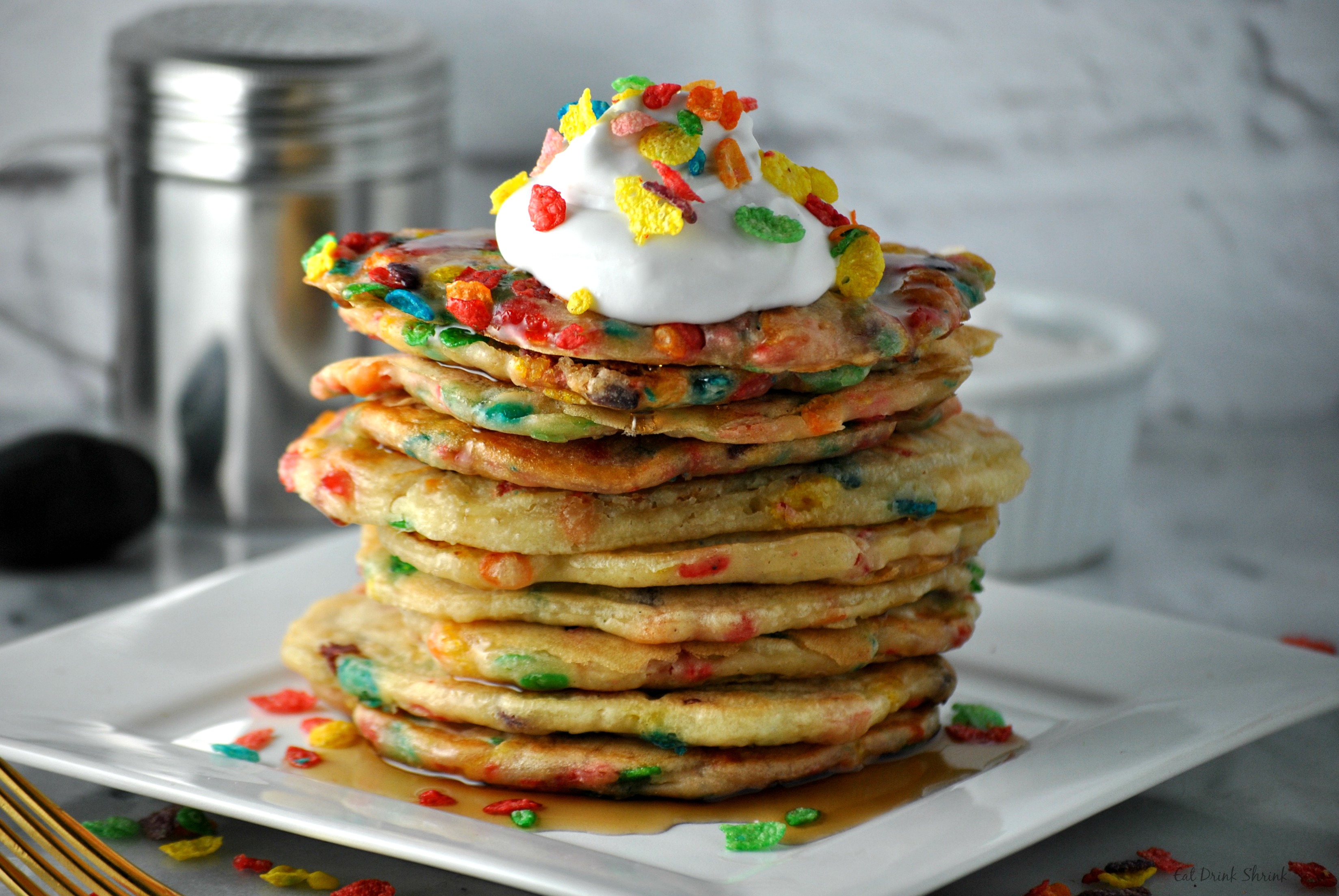 Fruity Pebble Pancake