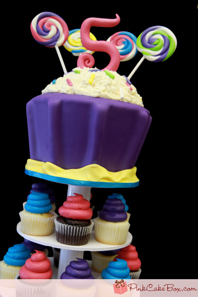 Giant Cupcake Birthday Cake Ideas