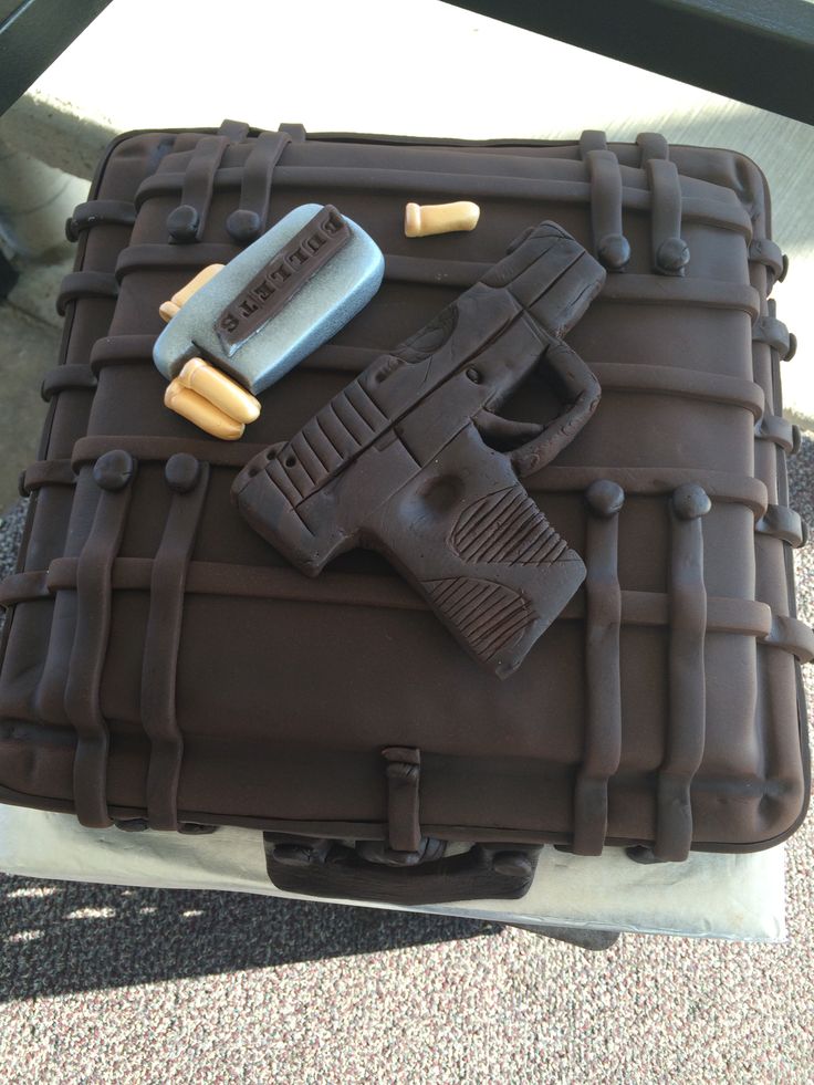 Gun Birthday Cake for Lover