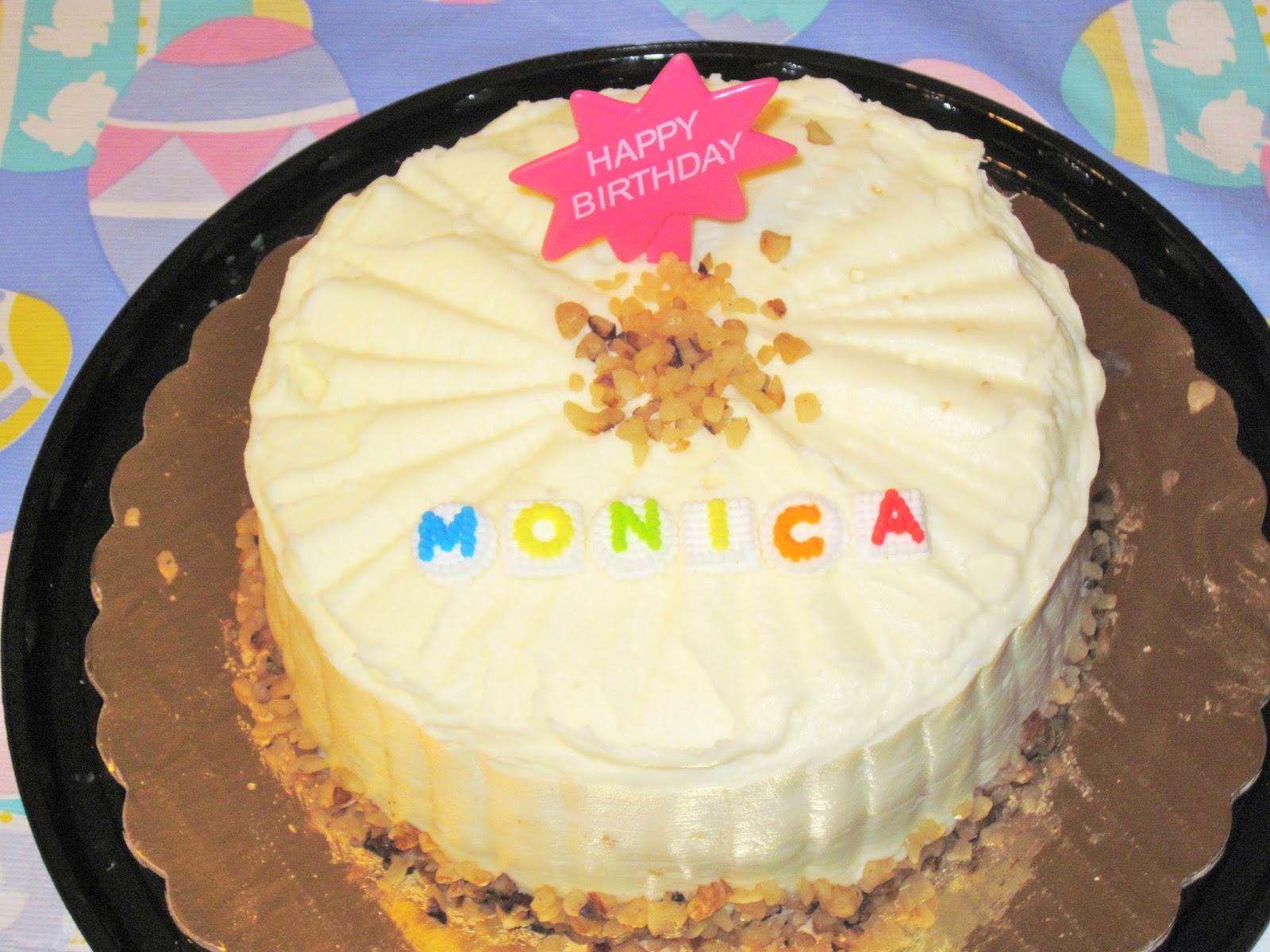 Happy Birthday Monica Cake