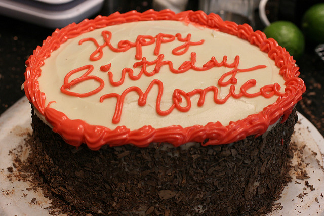 Happy Birthday Monica Cake