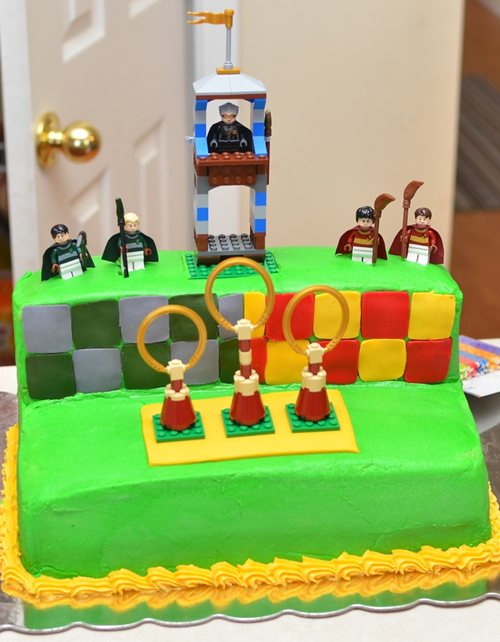 Harry Potter Quidditch Birthday Cake