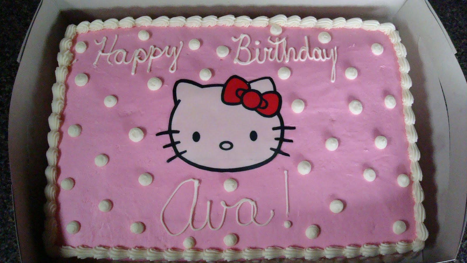 Hello Kitty Birthday Cake