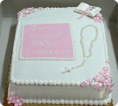 10 Photos of Holy Communion Sheet Cakes Designs