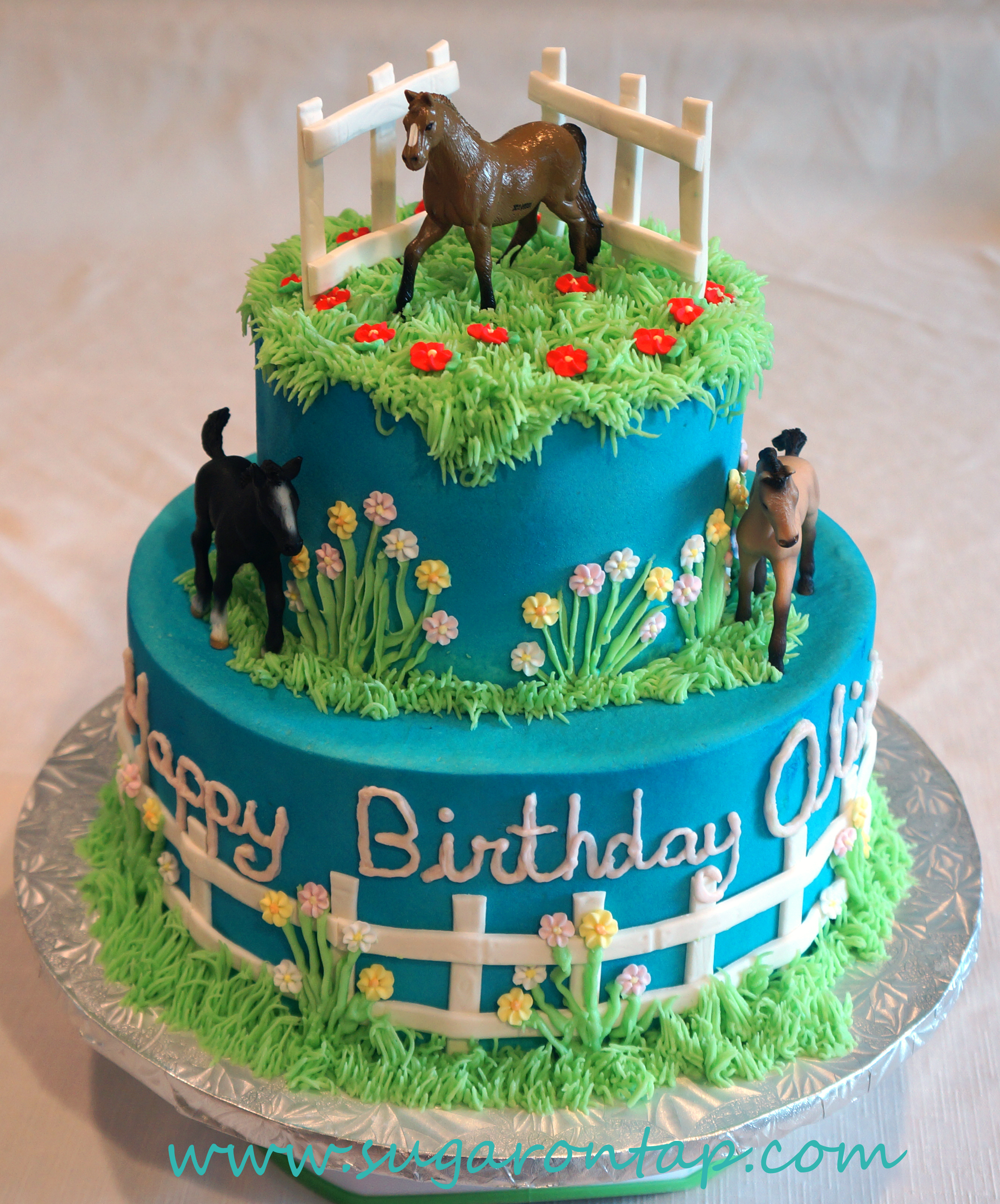 Horse Birthday Cake