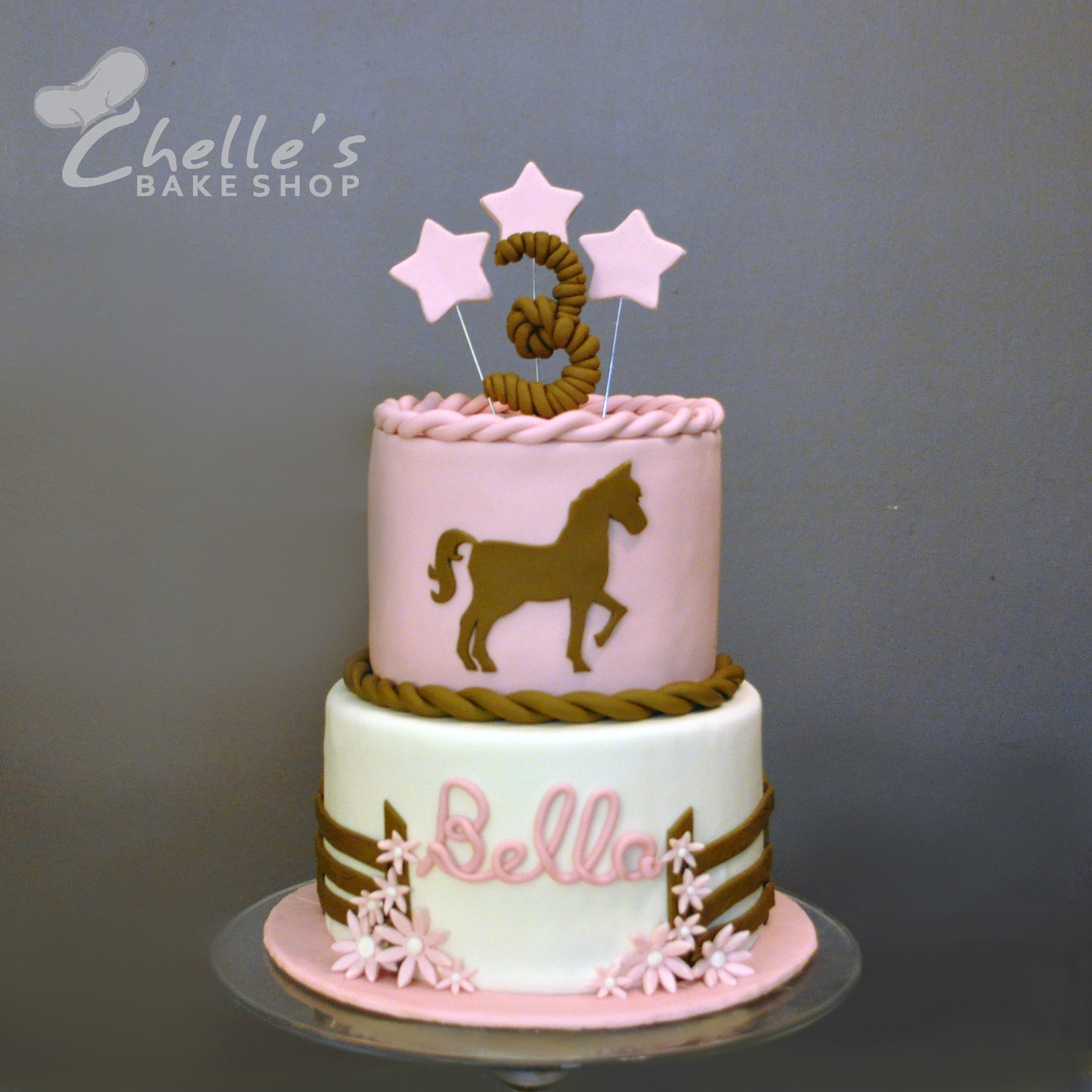 Horse Fondant Birthday Cake