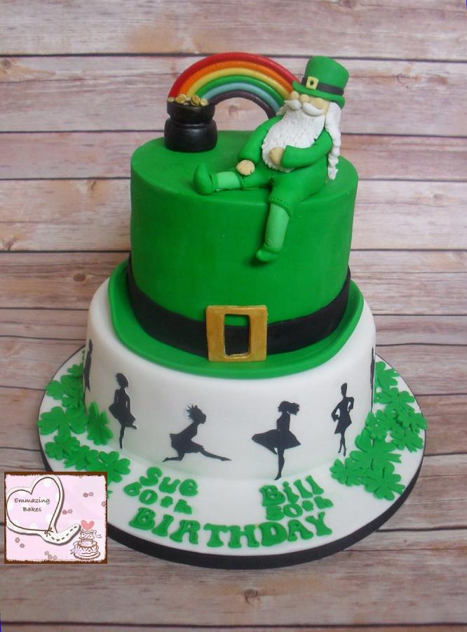 Irish Themed Birthday Cake