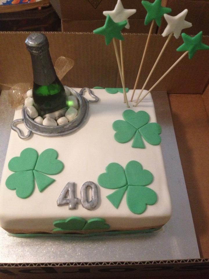 Irish Themed Birthday Cake