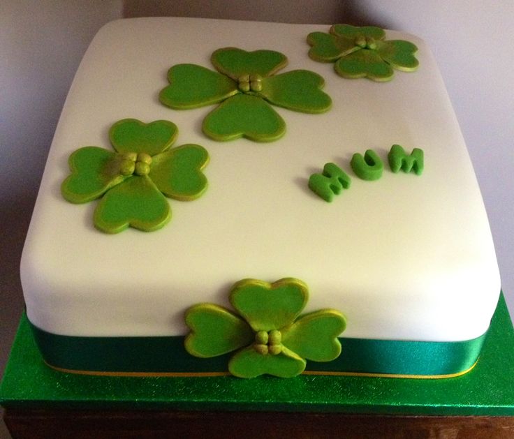 Irish Themed Birthday Cake