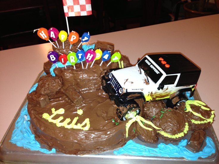 Jeep Birthday Cake