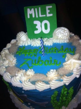 Key West Birthday Cake