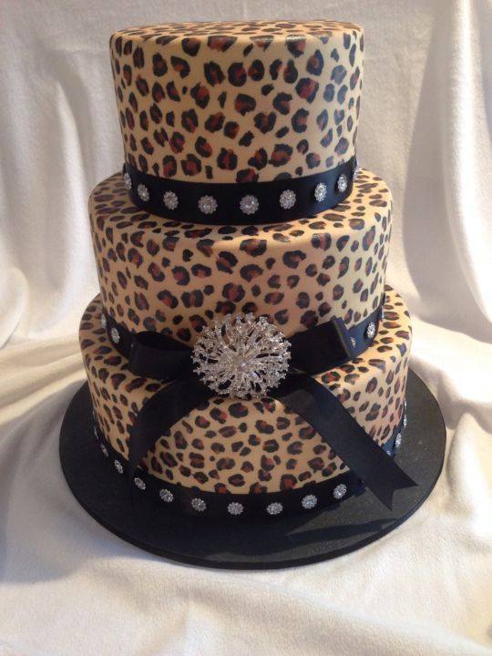 11 Photos of Small Leopard Print Birthday Cakes