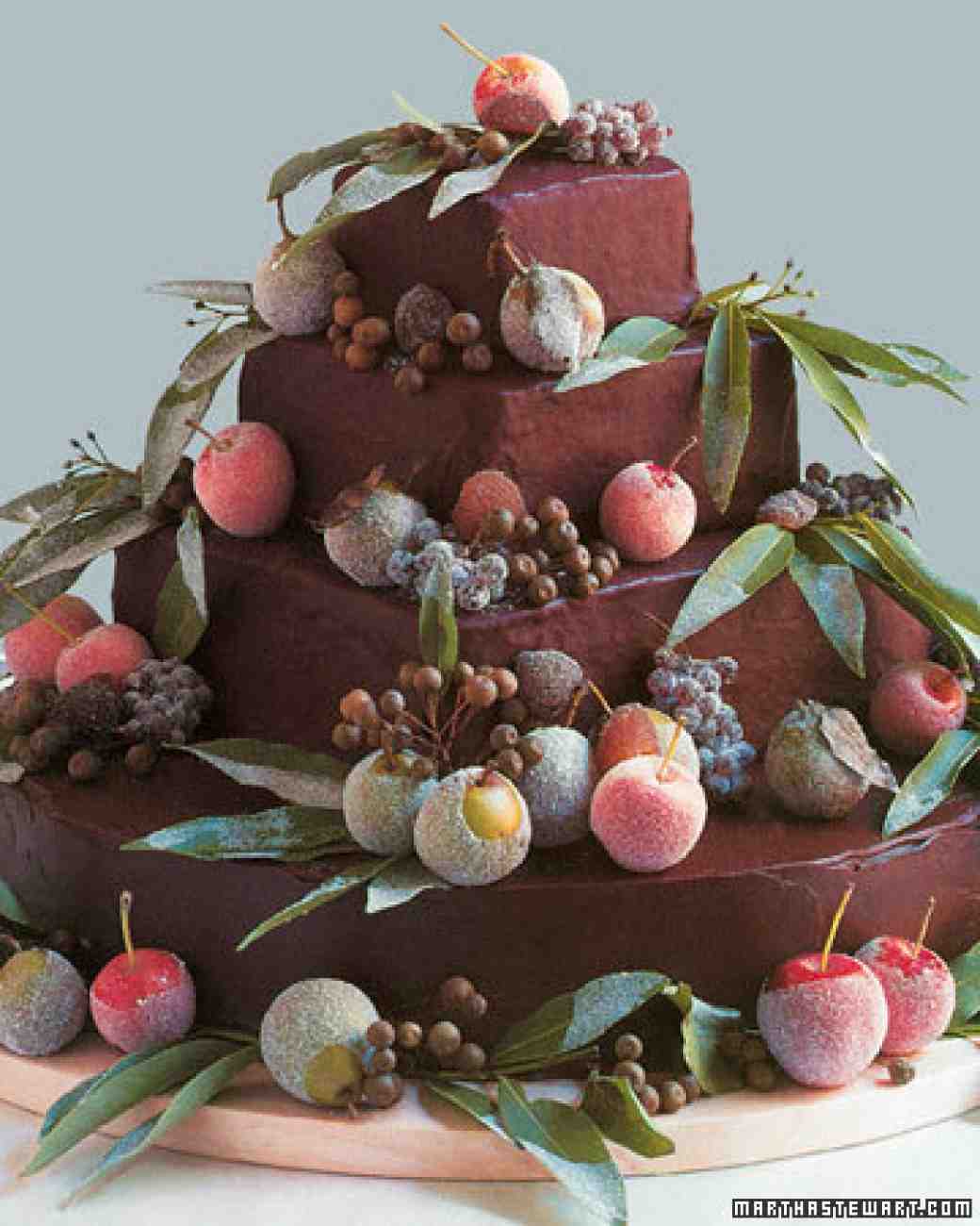 Martha Stewart Chocolate Wedding Cake