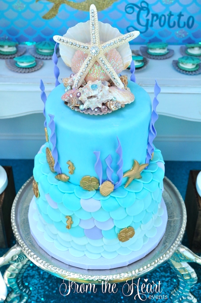 Mermaid Birthday Party Cake