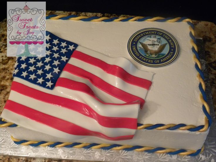 Military Retirement Cake