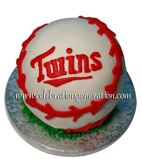 Minnesota Twins Baseball Birthday Cake