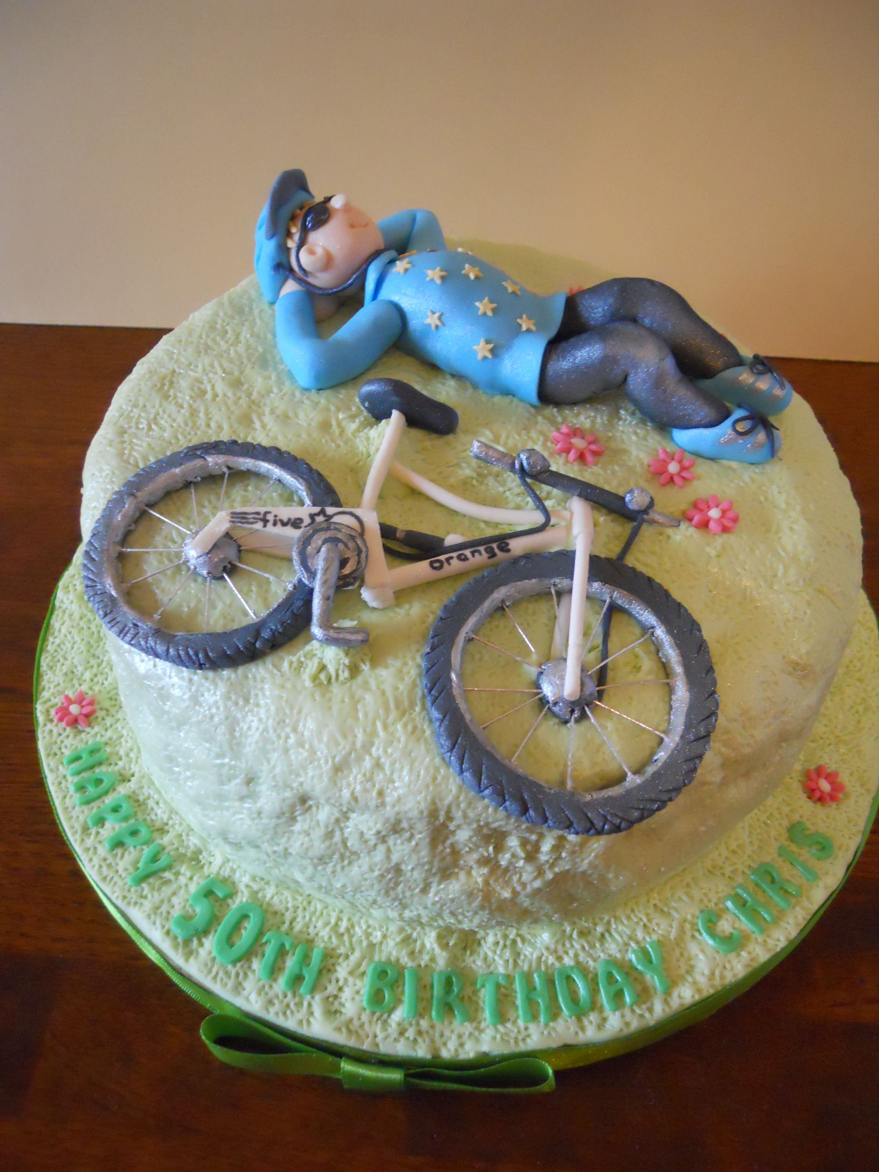 Mountain Bike Birthday Cake