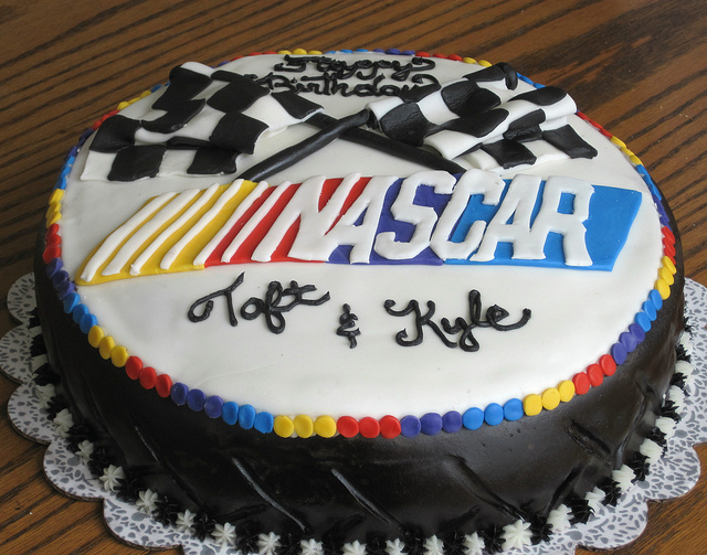 NASCAR Birthday Cake