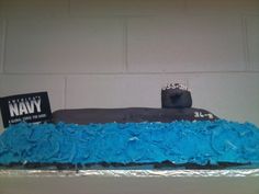 Navy Submarine Birthday Cake