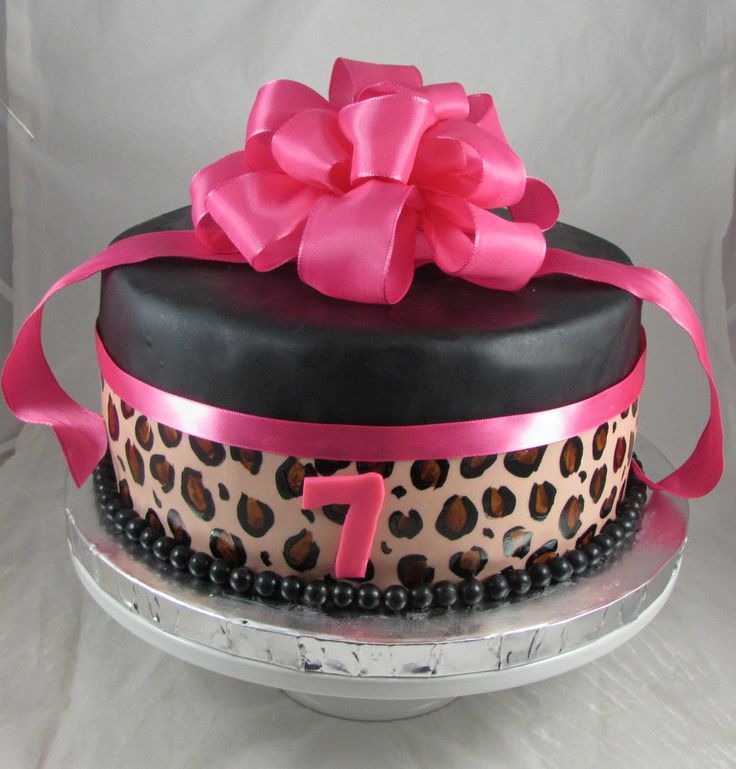 12 Photos of Pink Cheetah Print Cakes