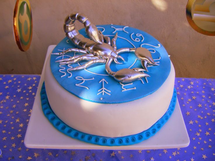 Scorpio Zodiac Sign Cakes