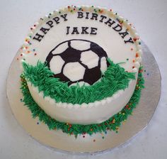 Soccer Birthday Cake