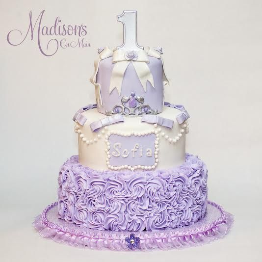 Sofia the First Birthday Cakes for Girls