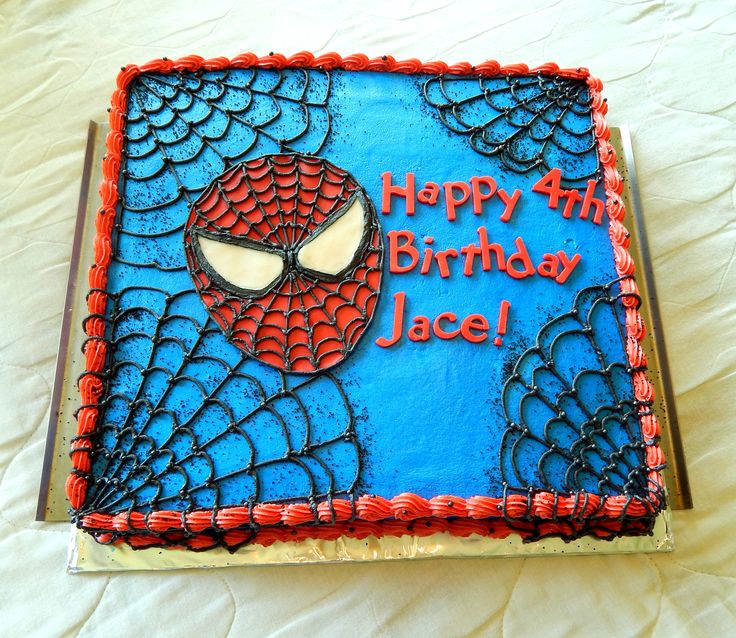 Spider-Man Sheet Cake