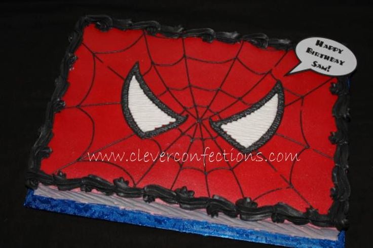 Spider-Man Sheet Cake