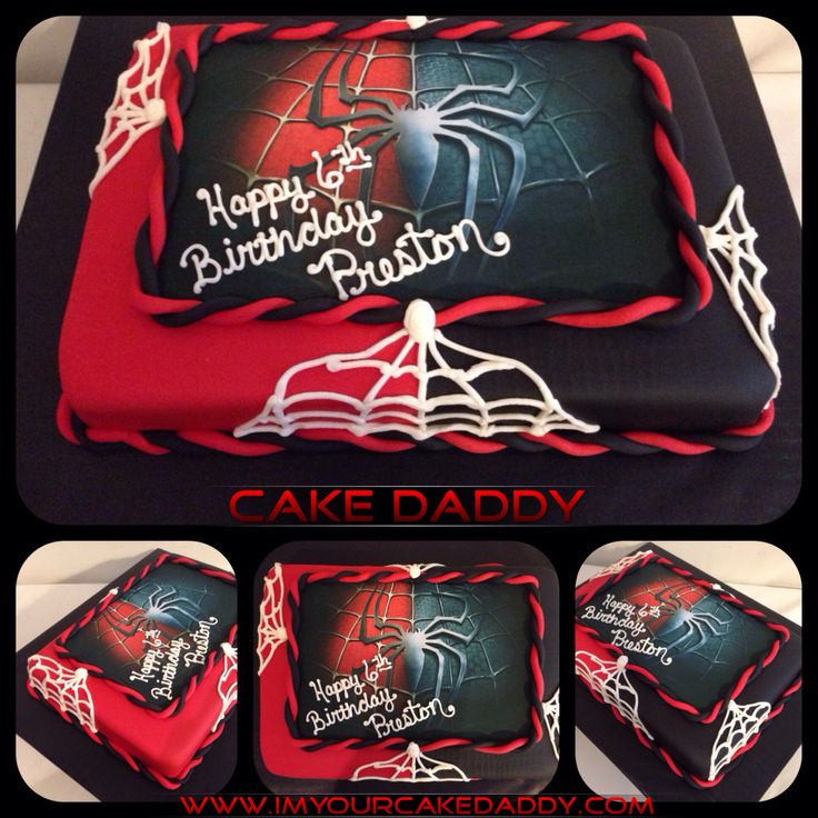 Spider-Man Sheet Cake