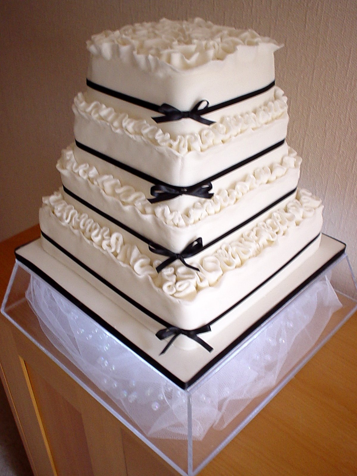 Square Wedding Cake