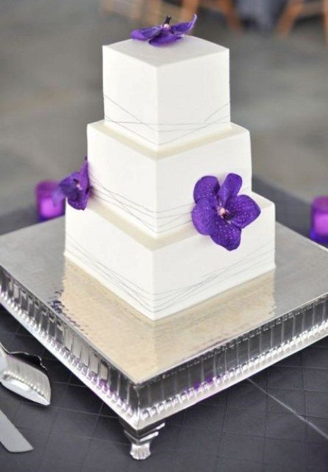 Square Wedding Cake