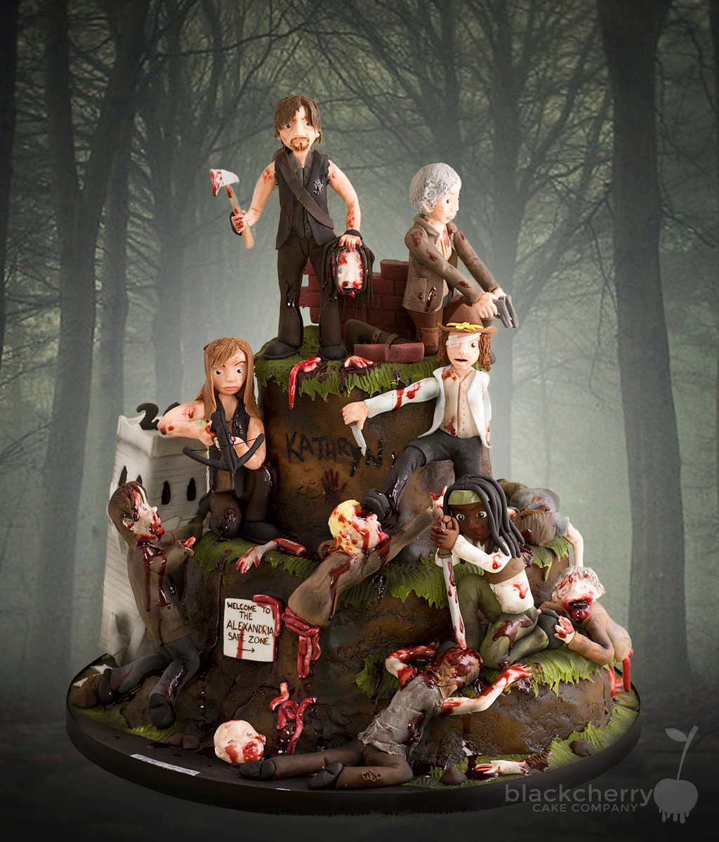 Walking Dead Cake