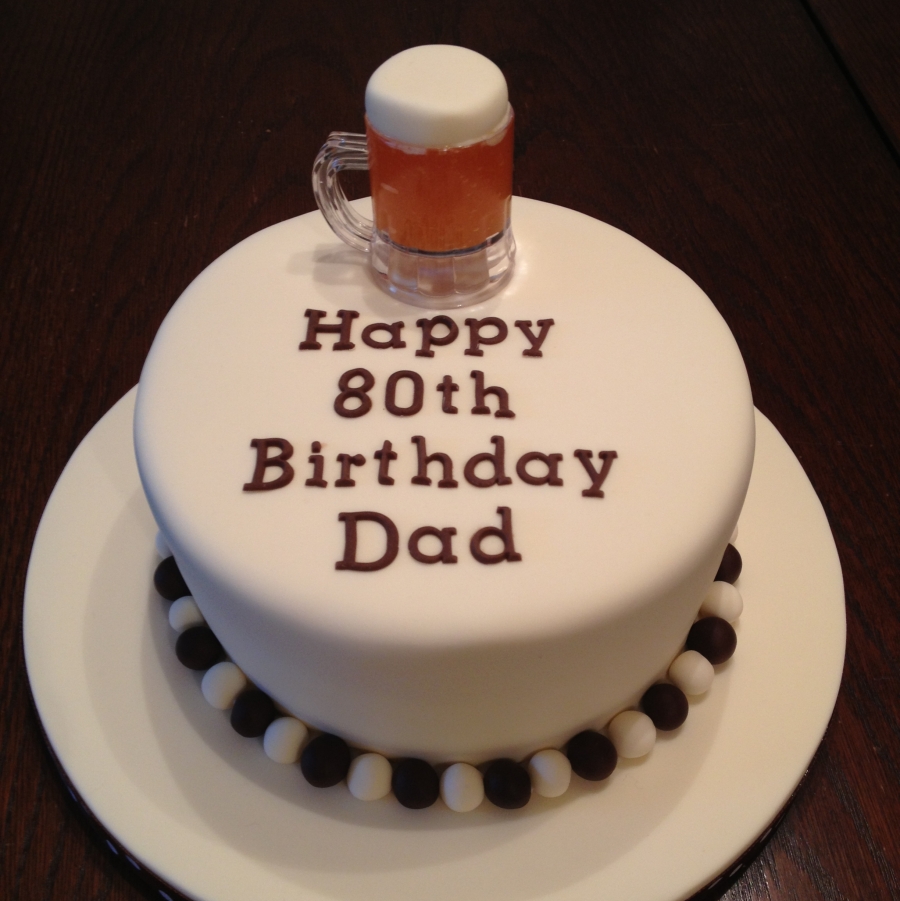 80th Birthday Cake Ideas for Men