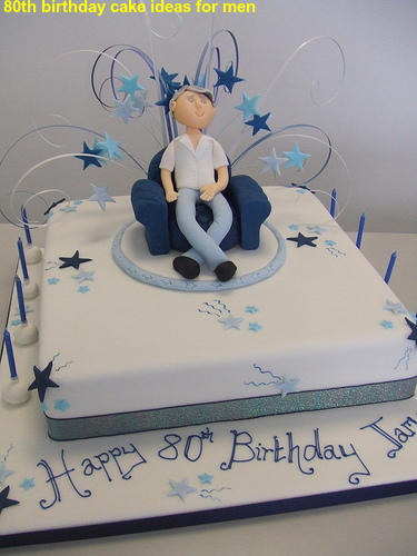 80th Birthday Cake Ideas