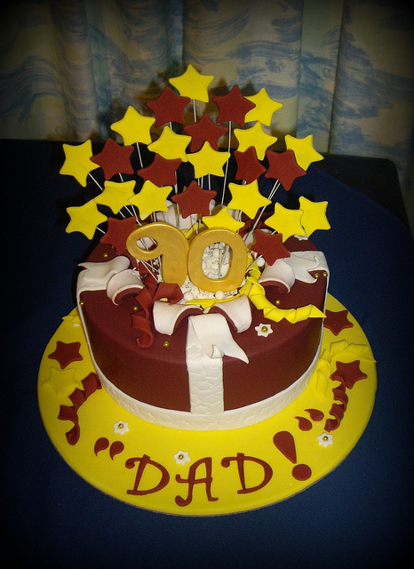 90th Birthday Dad Cake Ideas